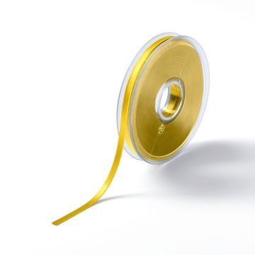 Satin ribbon 6 mm lemon #PR982331