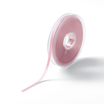 Satin ribbon 6 mm pale pink