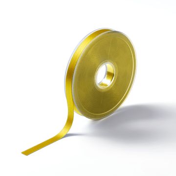 Satin ribbon 10 mm yellow