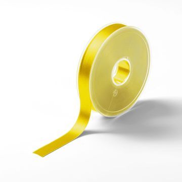 Satin ribbon 15 mm lemon #PR982531
