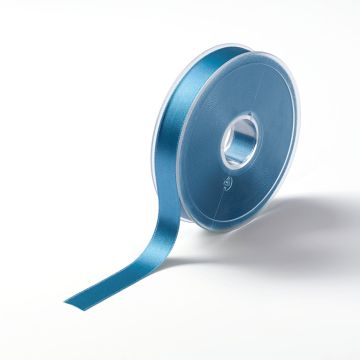 Satin ribbon 15 mm caribbean blue #PR982593