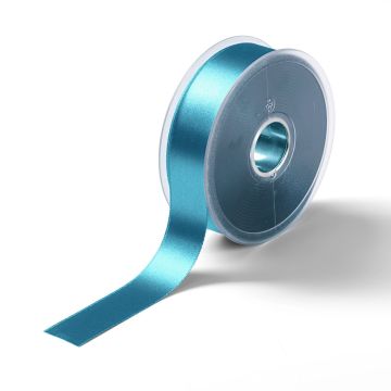 Satin ribbon 25 mm turquoise