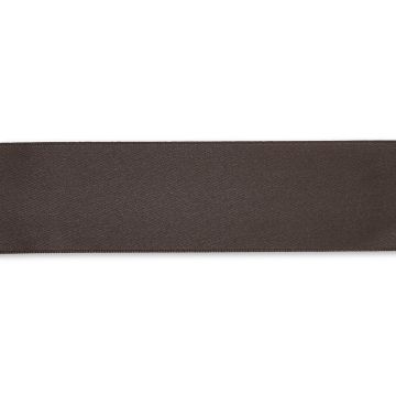 Satin ribbon 38 mm dark brown #PR983825