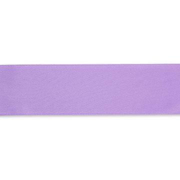 Satin ribbon 38 mm pale purple