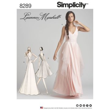 Simplicity Pattern 8289 Women's Special Occasion Dresses #PSI8289-D5
