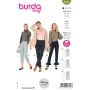 Burda Style Pattern 6072 Misses' Trousers and Pants in a Narrow Cut with Side Zipper