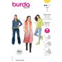 Burda Style Pattern 6114 Misses' Waistcoat, Vest, Jacket