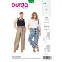 Burda Style Pattern 6218 Women's Trousers/Pants – Straight Leg – 
Patch Pockets