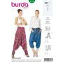 Burda Style Pattern 6316 Misses' harem pant