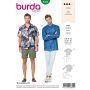 Burda Style Pattern 6349 Men's shirt with collar