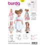 Burda B8308 Doll Clothes Sewing Pattern