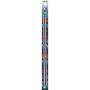 Single-pointed Knitting Pins alu  pearl grey 30 cm 4.50 mm