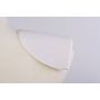 Shoulder pads Set-in without hook and loop fastening white XL