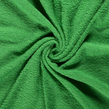 Double-loop terry bright green