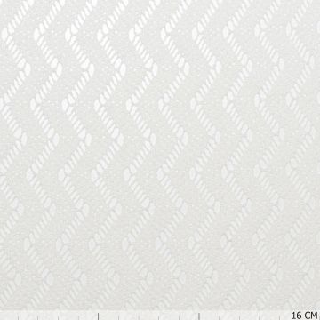 Lace Zig Zag Ecru