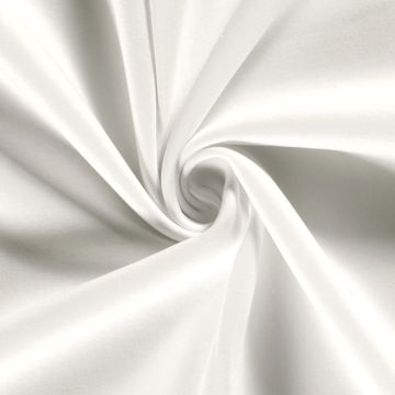 Heavy brushed jogging fabric white