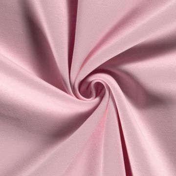 Heavy brushed jogging fabric light pink