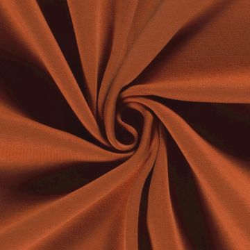 Heavy brushed jogging fabric brique