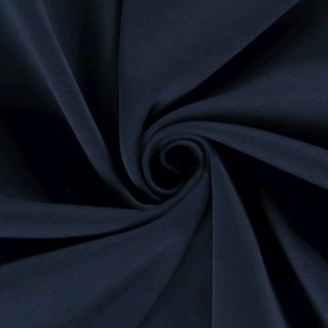 Heavy brushed jogging fabric dark blue