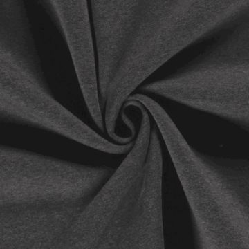 Heavy brushed jogging fabric grey melange