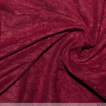 Warm Red Faux Suede