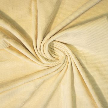 Corduroy Stretch Washed pastel yellow