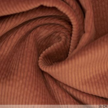 Corduroy Stretch Washed Brique brique #190