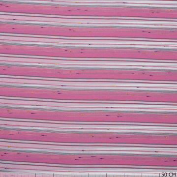 Slub (breedte) Stripes Pink