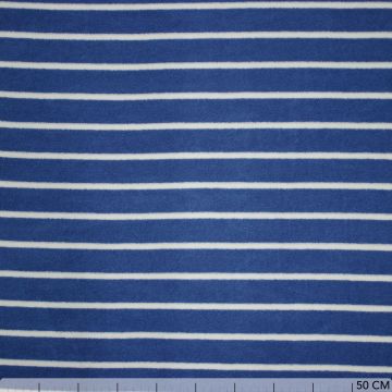 Terry Stretch Stripe Light Blue