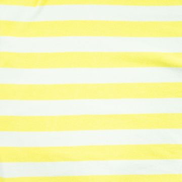 Qjutie stretch towelling stripe lemon
