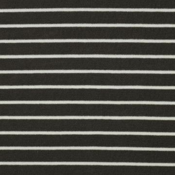 Towelling Stretch Stripe Khaki