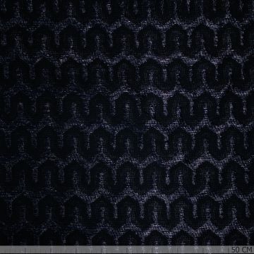 Retro jacquard navy