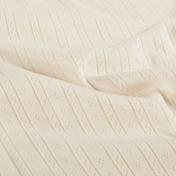 Ajour Jersey Cotton Ecru