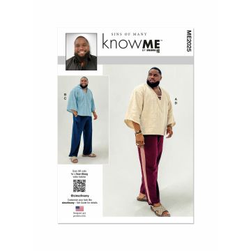 KnowMe pattern 2025 size 44 up to 52