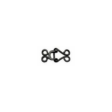 Corset Hooks and Eyes brass 13 black #PR261545