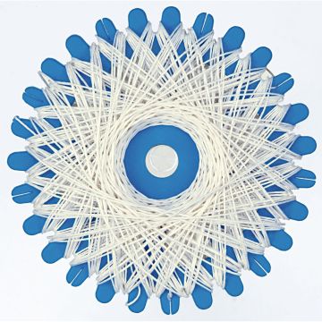 Linen thread 20 m white