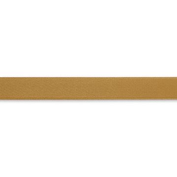 Satin ribbon 15 mm old gold