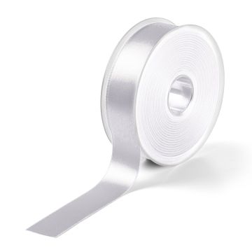 Satin ribbon 25 mm silver #PR982006