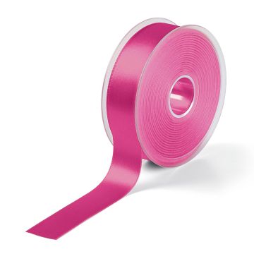 Satin ribbon 25 mm pink