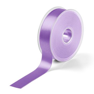 Satin ribbon 25 mm pale purple