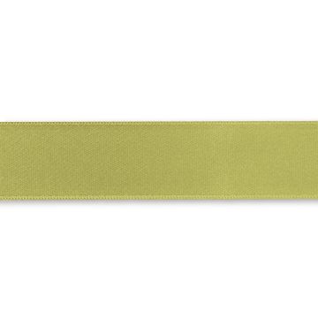 Satin ribbon 25 mm light olive