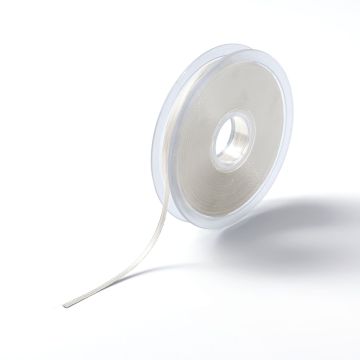 Satin ribbon 3 mm pearl