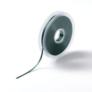 Satin ribbon 3 mm fir green