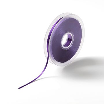 Satin ribbon 3 mm pale purple
