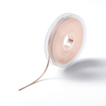 Satin ribbon 3 mm apricot