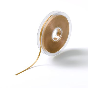 Satin ribbon 3 mm old gold