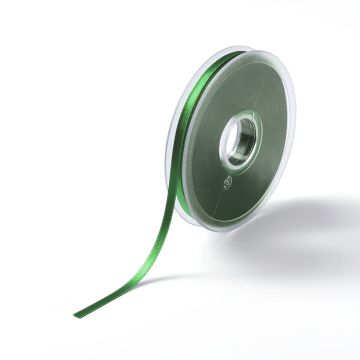 Satin ribbon 6 mm grass green #PR982342