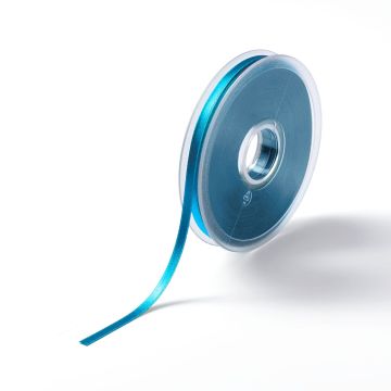 Satin ribbon 6 mm caribbean blue #PR982393