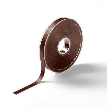 Satin ribbon 10 mm medium brown #PR982423
