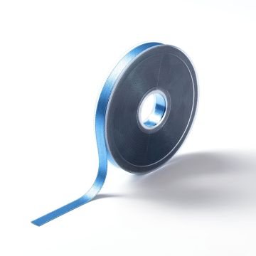 Satin ribbon 10 mm steel blue